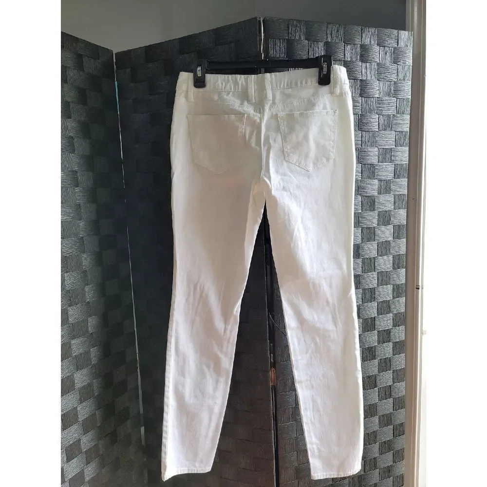 No Boundaries Juniors white pants size‎ 9 - Picture 2 of 3